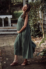 Lottie Dress ~ Forest Green