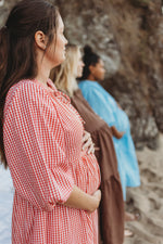 Frankie Maxi Dress ~ Red Gingham