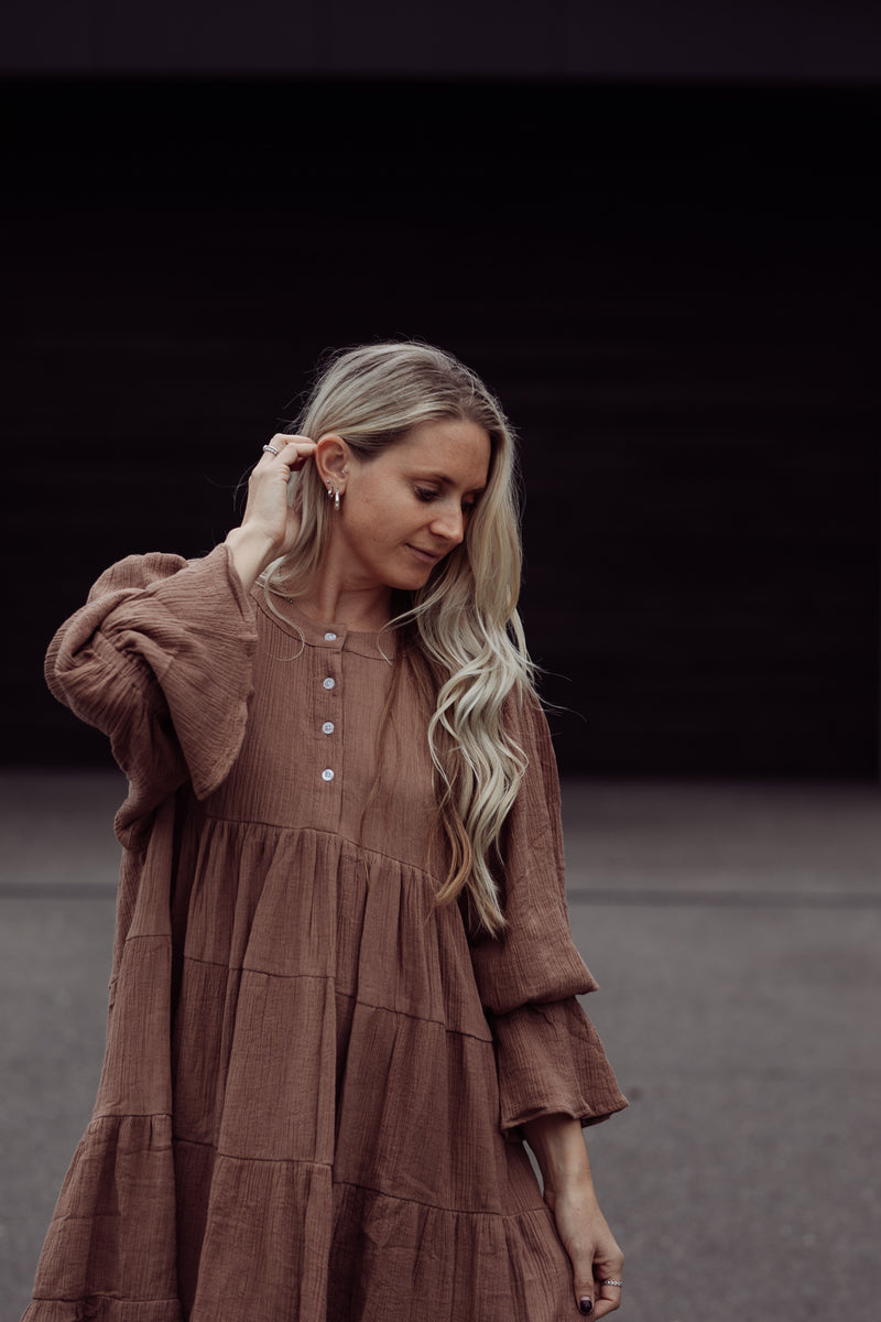 Cora Dress | Breastfeeding | Maternity | Lilou NZ Cora Dress | Breastfeeding | Maternity | Lilou NZ